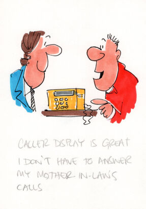DAVID FLETCHER Caller display is great...