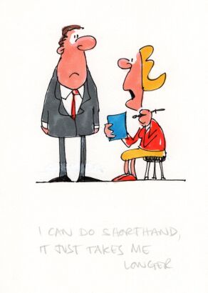 DAVID FLETCHER I can do shorthand...