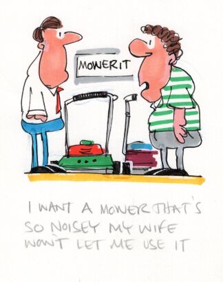DAVID FLETCHER I want a mower...