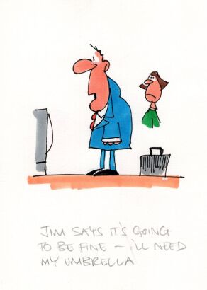 DAVID FLETCHER Jim says it's going...