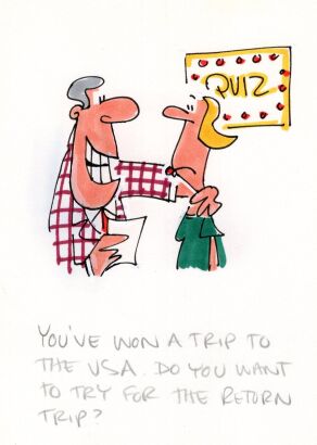 DAVID FLETCHER You've won a trip...