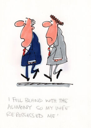 DAVID FLETCHER I fell behind with the alimony...