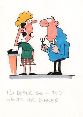 DAVID FLETCHER I'd better go - Ted....