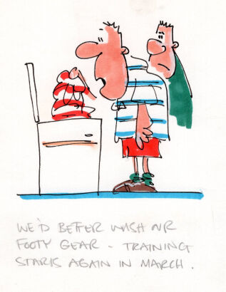 DAVID FLETCHER We'd better wash our...