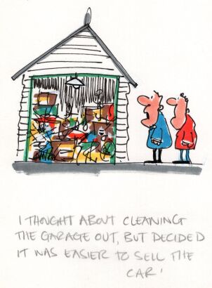DAVID FLETCHER I thought about cleaning...