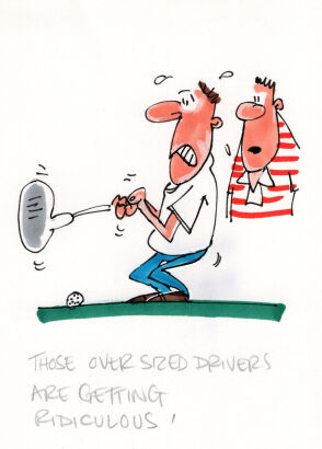 DAVID FLETCHER Those oversized drivers are...