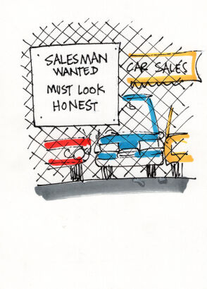 DAVID FLETCHER Salesman wanted...