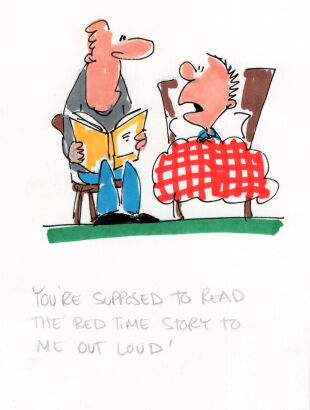 DAVID FLETCHER You're supposed to read...