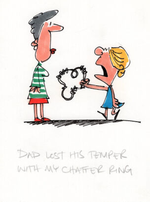 DAVID FLETCHER Dad lost his temper...