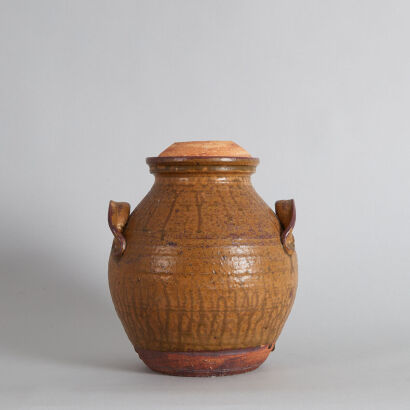 A Large Early Chester Nealie Lidded Pot