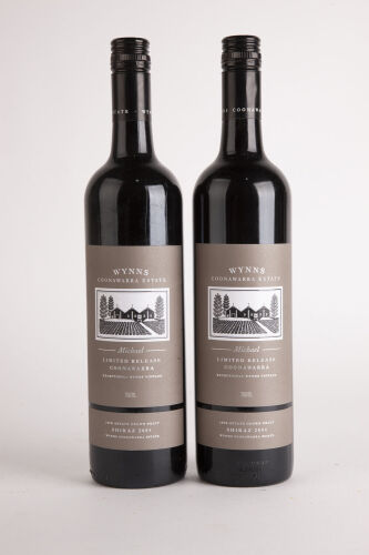 (2) 2004 Wynns Michael Shiraz, Coonawarra JO96 JH95