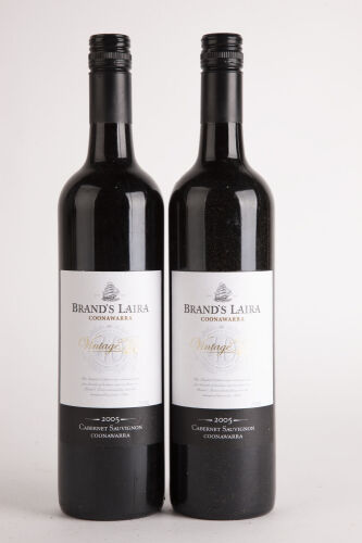 (2) 2005 Brand's Laira Vintage No 40 Shiraz, Coonawarra