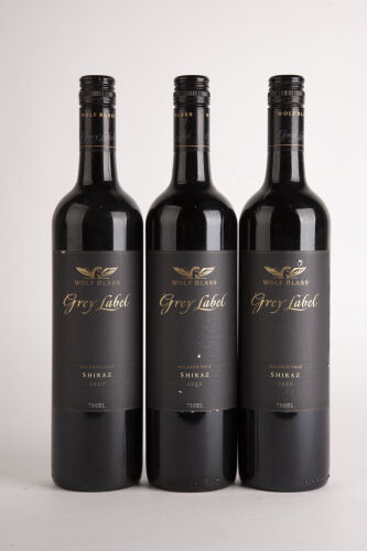 (3) 2005 Wolf Blass Grey Label Shiraz, McLaren Vale JH94 (STOL) 