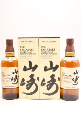 (2) Yamazaki Distillers Reserve, 43% ABV, 700ml