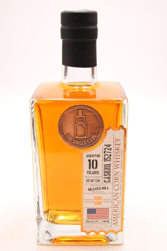 (1) Heaven Hill 10 Year Old The Single Cask American Corn Whiskey, 62.5% ABV