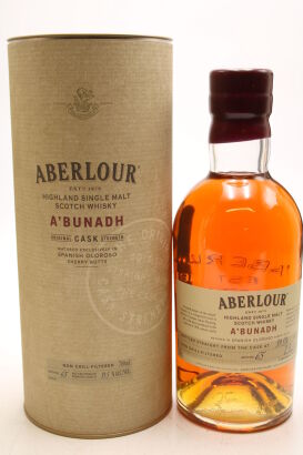 (1) Aberlour A'bunadh batch #65 Single Malt Scotch Whisky, 59.5% ABV