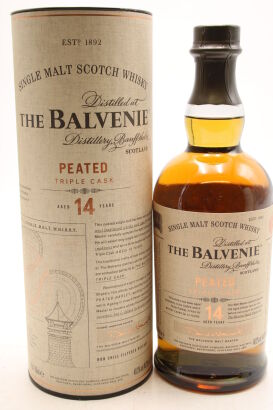 (1) Balvenie 14 Year Old Peated Triple Cask Single Malt Scotch Whisky, 48.3% ABV