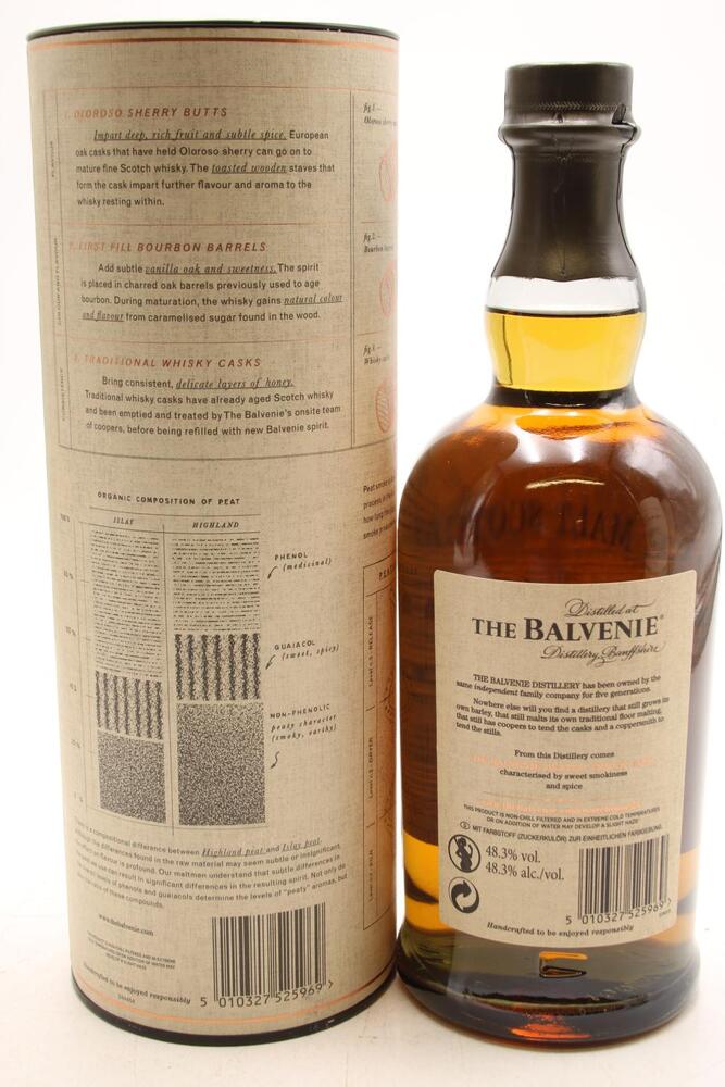 THE BALVENIE PEATED TRIPLE CASK 14年 1) Balvenie 14 Year Old