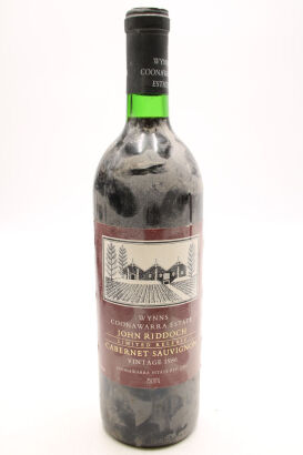 (1) 1986 Wynns Coonawarra Estate John Riddoch Limited Release Cabernet Sauvignon, Coonawarra