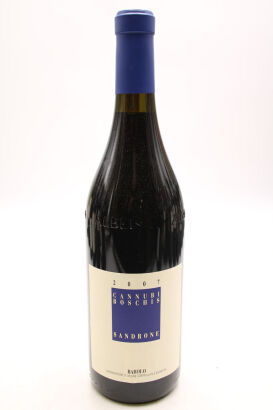 (1) 2007 Luciano Sandrone Aleste-Cannubi Boschis, Barolo DOCG [WE96] [RP98] [WS94]