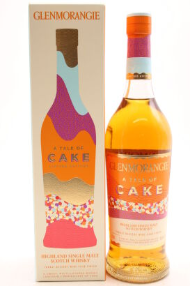 (1) Glenmorangie A Tale of Cake Tokaji Dessert Wine Cask Finish Single Malt Scotch Whisky, 46% ABV