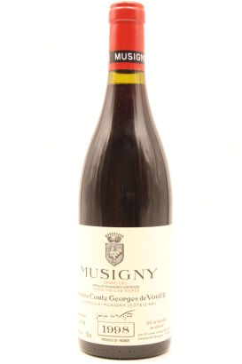 (1) 1998 Domaine Comte Georges de Vogue Musigny Grand Cru 'Cuvee Vieilles Vignes'.