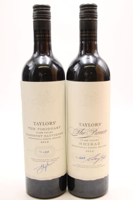 (1) 2012 Taylors Winery Visionary & The Pioneer Gift Set, Two Bottles Sold as One Lot