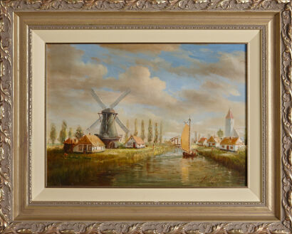 JOS KIVITS Dutch Polder Scene