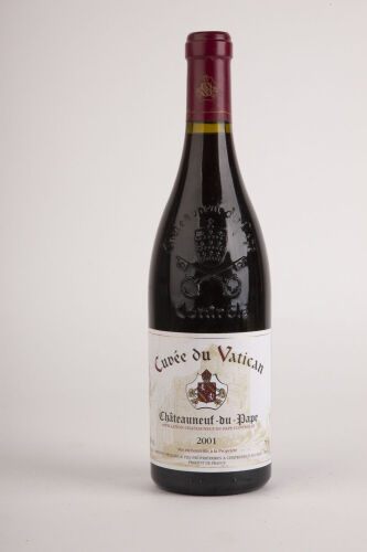 (1) 2001 Chateau Cuvee du Vatican, Chateauneuf du Pape