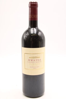 (1) 2003 Te Mata Estate Awatea Cabernets Merlot, Hawke's Bay, Hawkes Bay