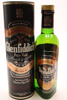 (1) Glenfiddich Special Old Reserve Single Malt Scotch Whisky, circa 1980s, 375ml 