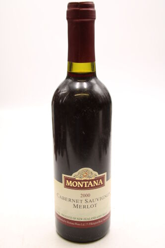 (1) 2000 Montana Cabernet Sauvignon Merlot, New Zealand, 375ml