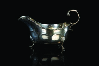 A Sterling Silver Sauce Boat C. 1924