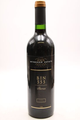 (1) 2000 George Wyndham Bin 555 Shiraz, South Eastern Australia