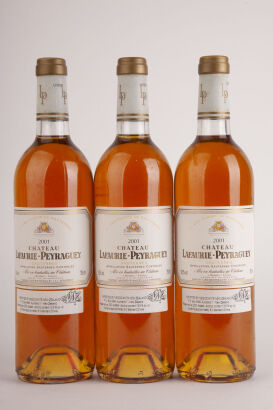 (3) 2001 Chateau Lafaurie Peyraguey, Sauternes