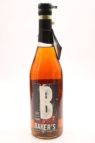 (1) Baker's 7 Year Old Kentucky Straight Bourbon Whiskey, 53.5% ABV