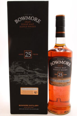 (1) Bowmore Small Batch 25 Year Old Single Malt Scotch Whisky, 43% ABV