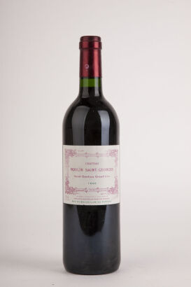 (1) 1996 Chateau Moulin St George, St Emilion