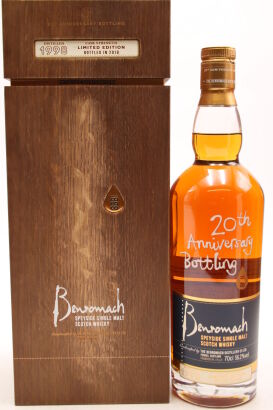 (1) Benromach 1998 20th Anniversary Bottling Cask Strength Limited Edition, 56.2% ABV