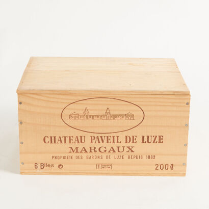 (6) 2004 Chateau Paveil de Luze, Margaux (OWC)