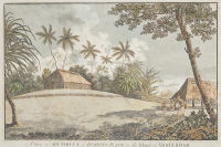 A View of Afi-Too-Ca, a Burning Place in the Island of Amsterdam - William Hodges