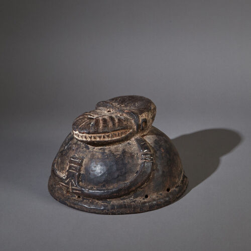 A Baule Helmet Mask, Ivory Coast