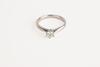 18ct White Gold 0.33ct Solitaire Diamond Ring