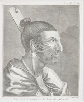 'T&egrave;te d'un Guerrier de la Nouvelle Z&eacute;lande' or 'Head of a New Zealander' by Sidney Parkinson