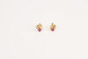 A Pair of 18ct Ruby and Diamond Earrings