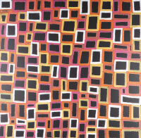 A Painting by Abie Loy Kemare, Utopia, Northern Territory