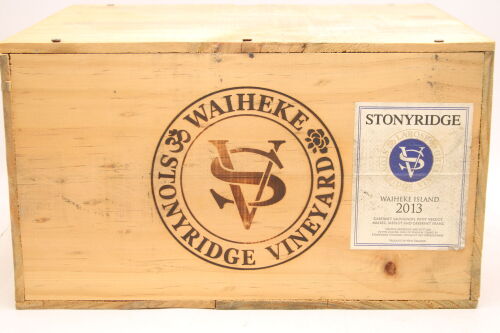 (6) 2013 Stonyridge Vineyard Larose, Waiheke Island (OWC)