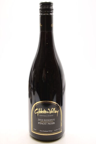 (1) 2010 Gibbston Valley Reserve Pinot Noir, Central Otago