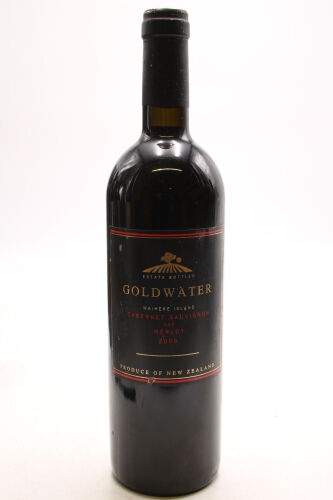 (1) 2000 Goldwater Estate Cabernet Sauvignon Merlot, Waiheke Island