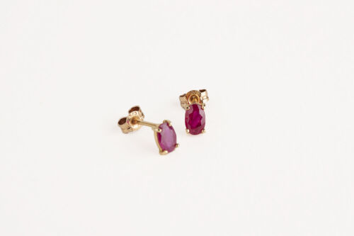 A Pair of 9ct Ruby Stud Earrings